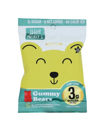 Project 7: Gummy Bears Low Sugar, 1.7 Oz