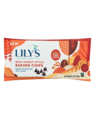 Lily's Sweets - Baking Chips Sem Sweet Styl - Case Of 12 - 9 Oz