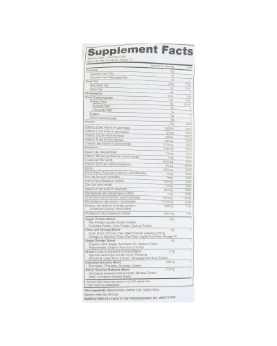 Veganslim Vanilla High Protein Weight Loss Shake Dietary Supplement  - 1 Each - 24.2 Oz - Image 2