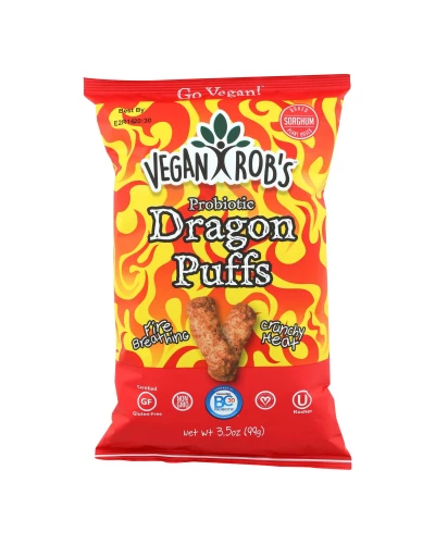 Vegan Rob's - Puffs Dragon - Case Of 12 - 3.5 Oz