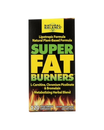Natural Balance Super Fat Burners - 120 Vegetarian Capsules