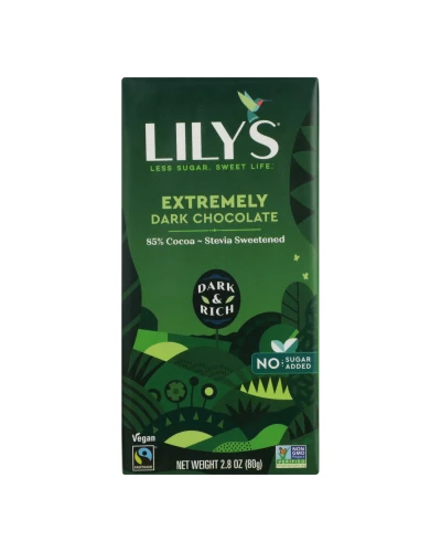 Lily's Sweets Dark Chocolate - Case Of 12 - 2.8 Oz