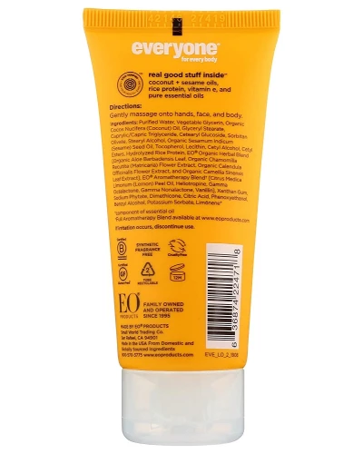 Everyone: Coconut + Lemon Nourishing Lotion, 2 Fo - Image 2