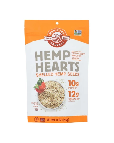 Manitoba Harvest Shelled Hemp Hearts Hemp Seed - 8 Oz