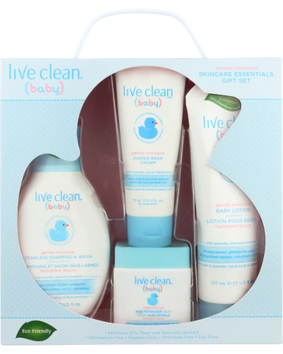 Live Clean: Baby Gift Set Full Size, 4 Pc