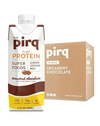 Pirq: Plant Prtn Chocolate 4pk, 44 Fo