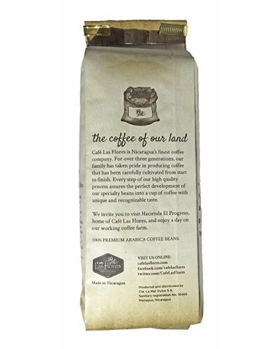 Cafe Las Flores: Coffee Whole Bean Medium Roast, 16 Oz - Image 2