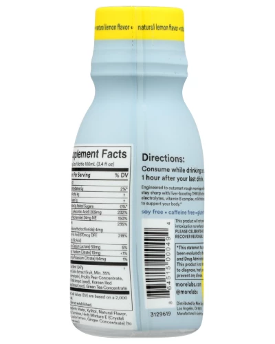 More Labs: Shot Morning Recovery Sugar Free, 3.4 Fo - Image 4