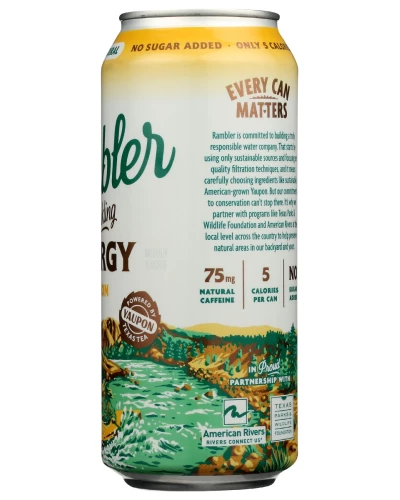 Rambler: Drink Enrgy Sprkl Lemon, 16 Fo - Image 2