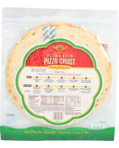 Golden Home: Ultra Crispy And Ultra Thin Pizza Crust 12-inch, 14.25 Oz - Image 2