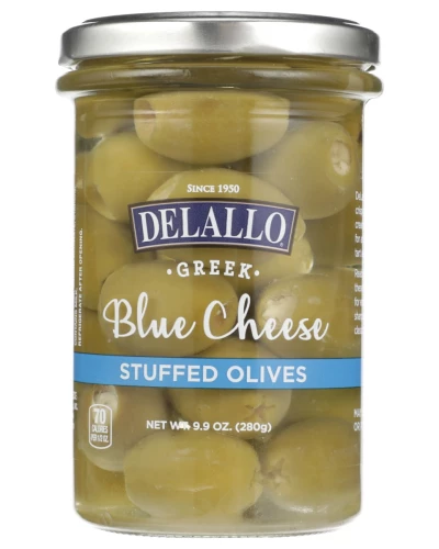 Delallo: Olive Blu Cheese Stffd, 9.9 Oz