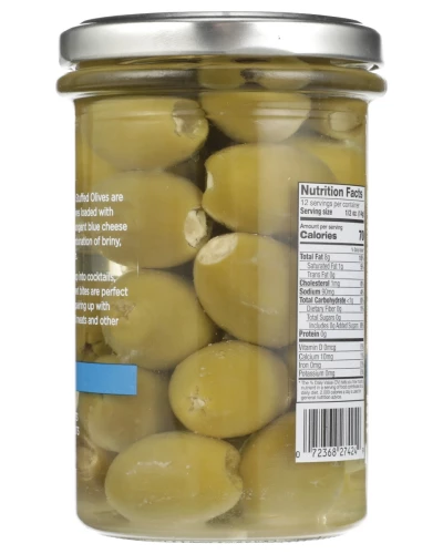 Delallo: Olive Blu Cheese Stffd, 9.9 Oz - Image 2