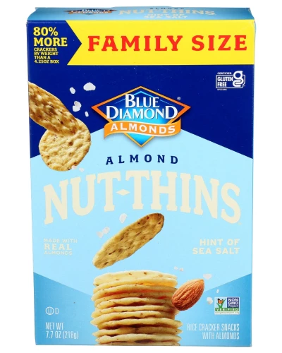 Blue Diamond: A Hint Of Sea Salt Nut Thins, 7.7 Oz