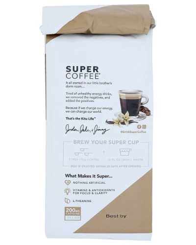 Kitu: Vanilla Super Coffee Ground, 10 Oz - Image 4