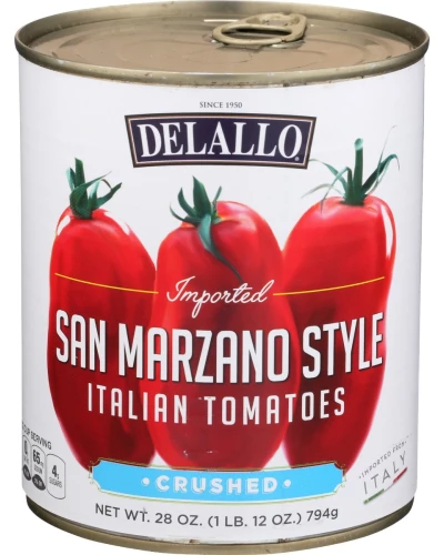 Delallo: San Marzano Style Crushed Tomatoes, 28 Oz