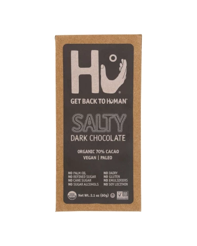 Hu - Dark Chocolate Bar Salty - Case Of 12-2.1 Oz