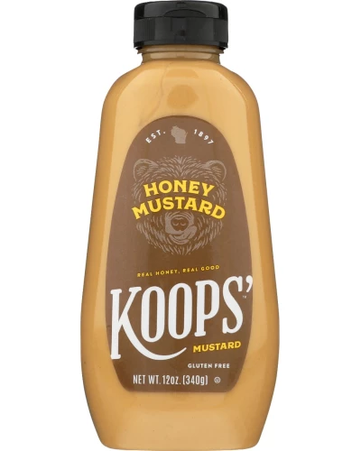 Koops: Mustard Sqz Honey, 12 Oz