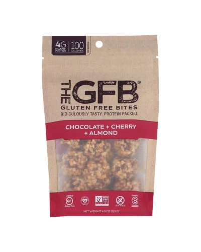 The Gluten Freeb Bites - Chocolate Cherry Almond - Case of 6 - 4 oz (6x4 OZ)