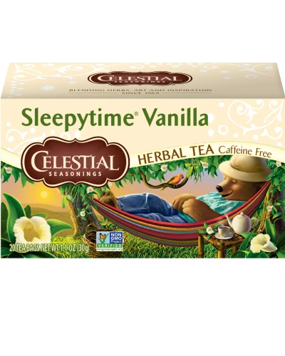 Celestial Seasonings Sleepytime Vanilla Herb Tea (6x20 Bag)
