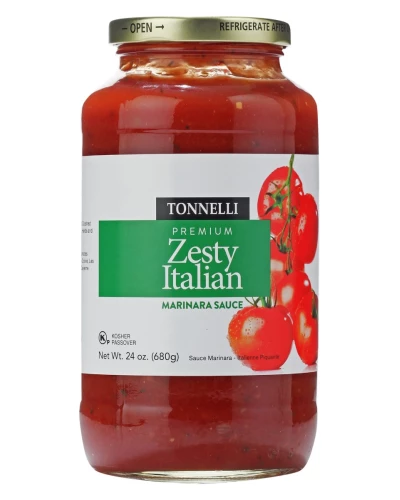 Tonelli: Zesty Italian Marinara Sauce, 24 Oz