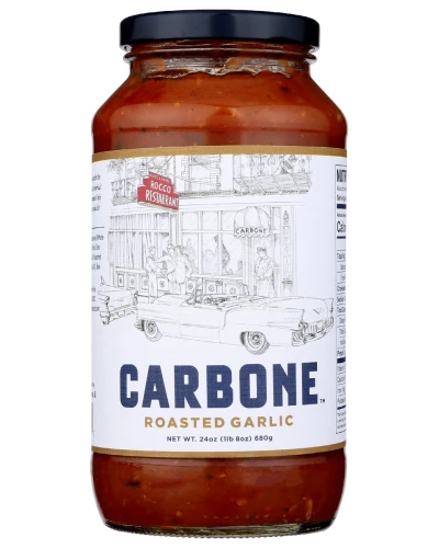 Carbone: Sauce Roasted Garlic, 24 Oz