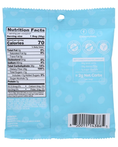 Kiss My Keto: Gummy Tropical Rings, 1.76 Oz - Image 3