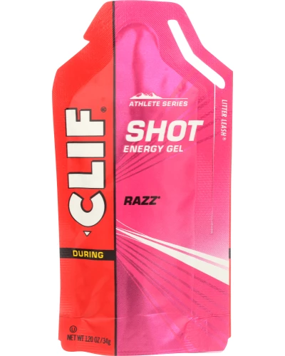 Clif: Shot Energy Gel Razz, 1.2 Oz
