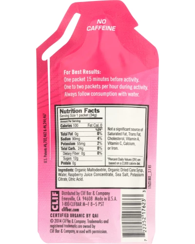 Clif: Shot Energy Gel Razz, 1.2 Oz - Image 3