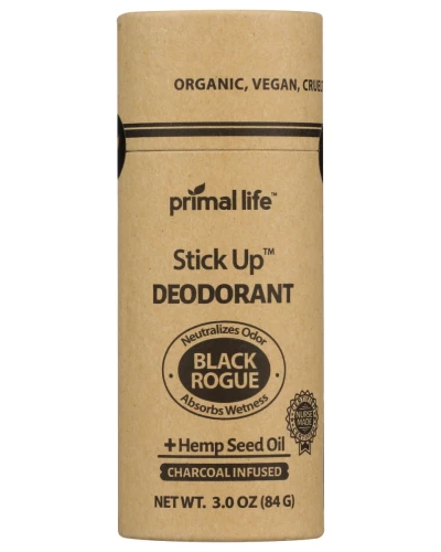Primal Life Organics: Deodorant Stick Black Rogue, 3 Oz