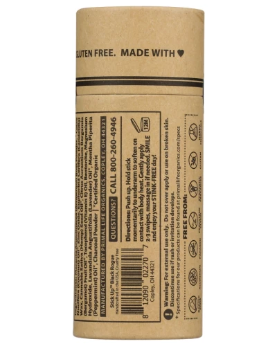 Primal Life Organics: Deodorant Stick Black Rogue, 3 Oz - Image 3