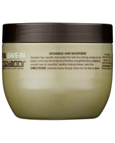 Giovanni Cosmetics: Smoothing Castor Oil Leave In Conditioner, 11.5 Oz - Image 3
