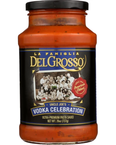 La Famiglia Delgrosso: Sauce Pasta Creamy Vodka, 26 Oz