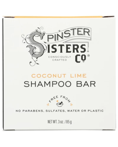 Spinster Sisters Co: Coconut Lime Shampoo Bar, 3 Oz