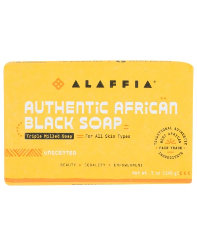 Alaffia: African Black Soap Unscented, 5 Oz