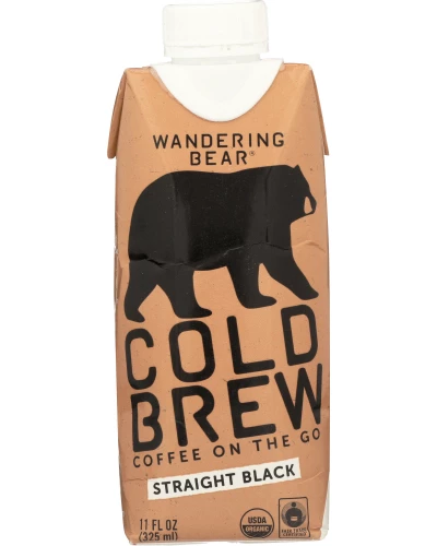 Wandering Bear Coffee: Coffee Cold Brew Black, 11 Fo